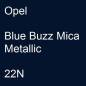 Preview: Opel, Blue Buzz Mica Metallic, 22N.